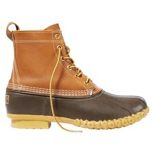 L.L. Bean Tan/Brown 8in Thinsulate Bean Boots